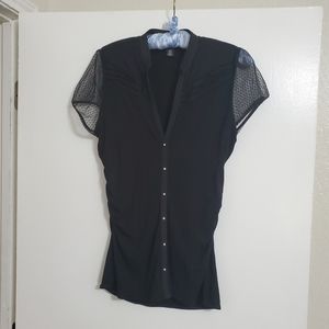 Retro Pinup Look White House Black Market Top- Medium